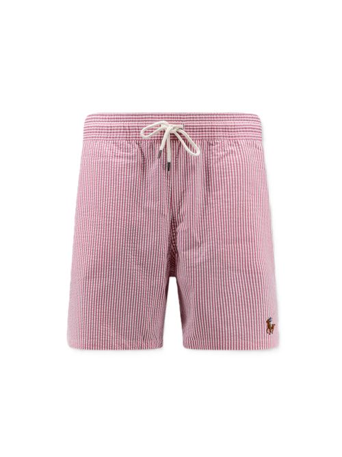 POLO RALPH LAURENPantaloncini da bagno traveler-mid-trunk pink Polo Ralph Lauren | 710-957784-500RESORT ROSE STRIPE